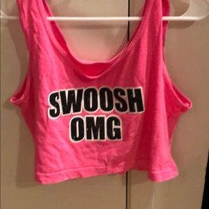 Swooshcats neon crop